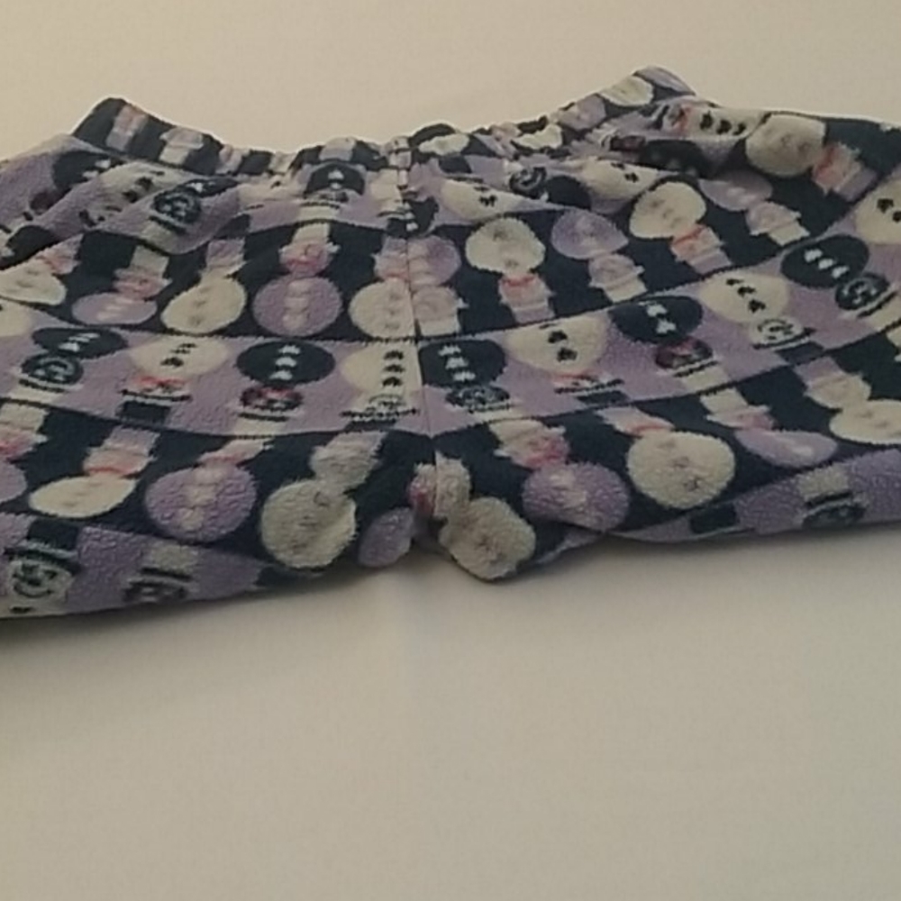 Girl's snowman pj pants